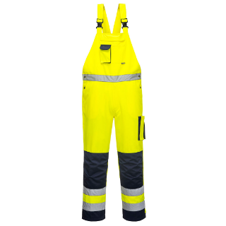 Picture of PORTWEST DIJON HI-VIS BIB & BRACE