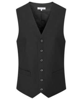 Picture of DISLEY MENS BLACK POLYESTER WAISTCOAT 