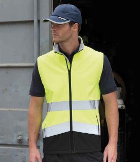 Picture of RESULT SAFE-GUARD PRINTABLE SAFETY SOFT SHELL GILET 