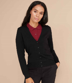 Show details for HENBURY LADIES LIGHTWEIGHT V NECK CARDIGAN Picture of HENBURY LADIES LIGHTWEIGHT V NECK CARDIGAN