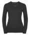 Picture of Russell Collection Ladies V Neck Knitted Pullover