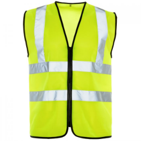 Show details for SUPERTOUCH HI VIS ZIP VEST Picture of SUPERTOUCH HI VIS ZIP VEST