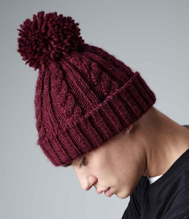 Picture of BEECHFIELD CABLE KNIT MELANGE BEANIE