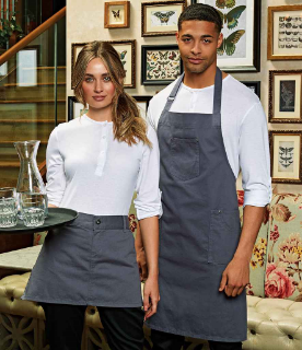 Picture of PREMIER COTTON CHINO BIB APRON