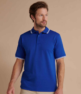 Picture of HENBURY MEN'S COOLPLUS SHORT SLEEVED TIPPED POLO SHIRT