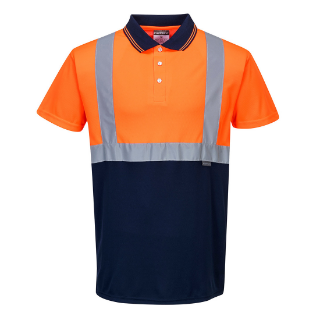 Picture of PORTWEST HI-VIS 2-TONE POLO SHIRT