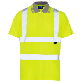 Show details for SUPERTOUCH HI VIS BIRD EYE POLO SHIRT Picture of SUPERTOUCH HI VIS BIRD EYE POLO SHIRT