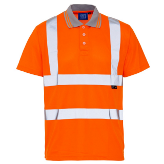 Picture of SUPERTOUCH BIRD EYE HI VIS POLO SHIRT