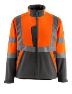 Picture of MASCOT KIAMA SAFE LIGHT CLASS 2 HI VIS SOFTSHELL JACKET