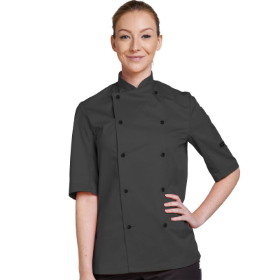 Show details for LE CHEF JACKET SHORT SLEEVE TECHNICOLOUR Picture of LE CHEF JACKET SHORT SLEEVE TECHNICOLOUR