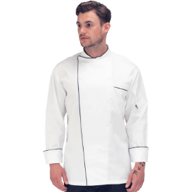 Show details for LE CHEF CHEF JACKET + PIPING Picture of LE CHEF CHEF JACKET + PIPING