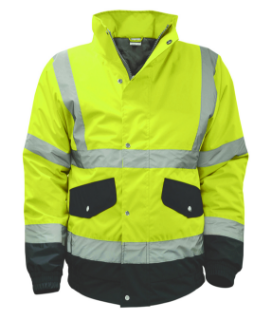 Picture of TWO TONE HI-VIS BOMBER