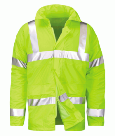 Show details for HI-VIS PADDED COAT SOFT HANDLE WATERPROOF FABRIC  Picture of HI-VIS PADDED COAT SOFT HANDLE WATERPROOF FABRIC