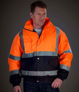 Picture of YOKO HI VIS 2 TONE BOMBER JACKET