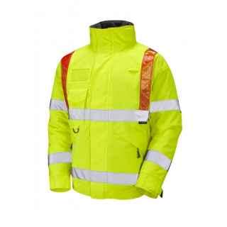 Picture of PORTMORE ISO 20471 CLASS 3 ORANGE BRACE SUPERIOR BOMBER JACKET 