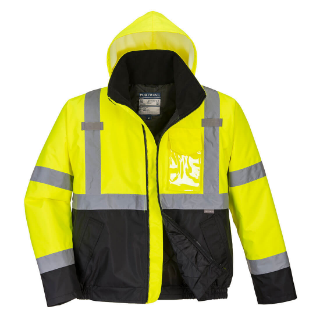 Picture of HI VIS TWO-TONE BOMBER JACKET