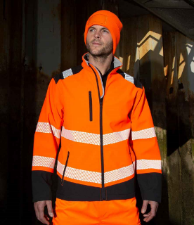 Picture of RESULT SAFE-GUARD PRINTABLE RIP-STOP SAFETY SOFT SHELL JACKET