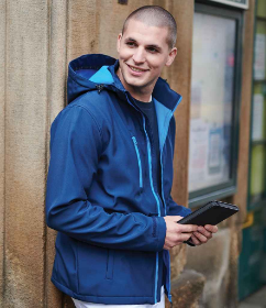 Show details for REGATTA VENTURER 3 LAYER HOODED SOFT SHELL JACKET  Picture of REGATTA VENTURER 3 LAYER HOODED SOFT SHELL JACKET