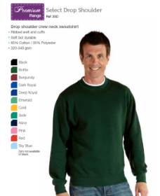 Show details for SELECT DROP SHOULDER SWEATSHIRT BLUE MAX Picture of SELECT DROP SHOULDER SWEATSHIRT BLUE MAX