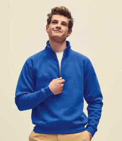 Show details for FRUIT OF THE LOOM PREMIUM ZIP NECK SWEATSHIRT Picture of FRUIT OF THE LOOM PREMIUM ZIP NECK SWEATSHIRT