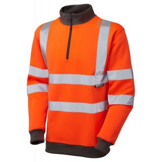 Picture of BRYNSWORTHY ISO 20471 CL 3 1/4 ZIP SWEATSHIRT