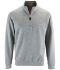 Picture of SOLS STAN CONTRAST ZIP NECK SWEATSHIRT