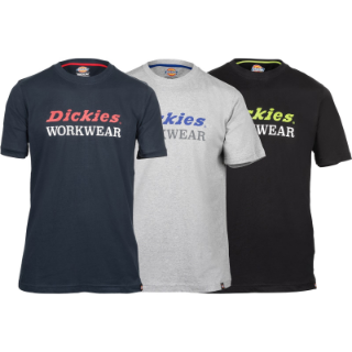 Picture of DICKIES RUTLAND T-SHIRT 3 PACK (BLACK/NAVY/GREY MELANGE)