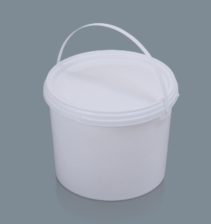 Picture of 5 LITRE WHITE PLASTIC BUCKET & LID