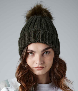 Picture of BEECHFIELD VERBIER FUR POM POM BEANIE