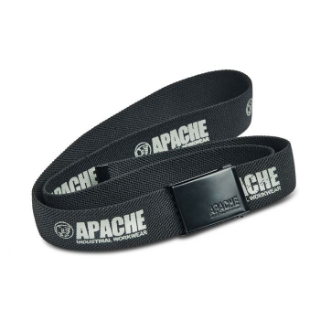 Picture of APACHE ELASTICATED BELT BLACK ONE SIZE 