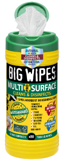 Picture of BIG WIPES HEAVY DUTY ANTI BAC 80 WIPES 
