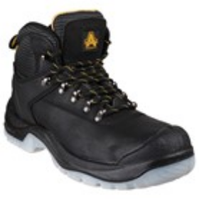 Show details for AMBLERS SAFETY BLACK CRAZY HORSE, DEEP PADDED HIKER WITH PU SCUFF CAP Picture of AMBLERS SAFETY BLACK CRAZY HORSE, DEEP PADDED HIKER WITH PU SCUFF CAP
