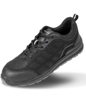 Picture of RESULT WORKGUARD ALL BLACK SAFETY TRAINERS SB SRA