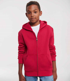 Show details for RUSSELL KIDS ZIP NECK HOODED SWEATSHIRT Picture of RUSSELL KIDS ZIP NECK HOODED SWEATSHIRT