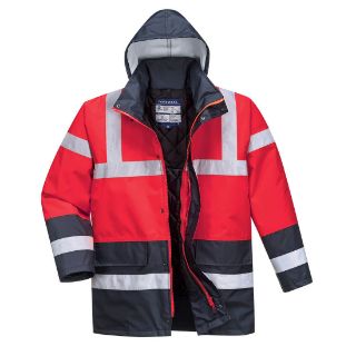 Picture of PORTWEST CONTRAST TRAFFIC JACKET