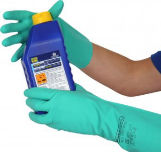 Picture of FLOCKLINED NITRILE GAUNTLET GLOVE