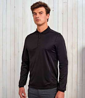 Picture of Premier Long Sleeve Coolchecker Pique Polo Shirt