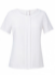 Picture of FELINA SHORT SLEEVE ROUND NECK BLOUSE WITH FRONT PLEAT DETAIL