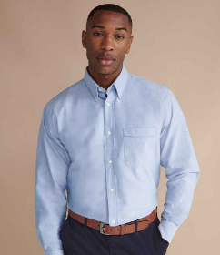 Show details for HENBURY MEN'S CLASSIC LONG SLEEVE OXFORD SHIRT Picture of HENBURY MEN'S CLASSIC LONG SLEEVE OXFORD SHIRT