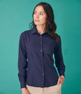 Picture of HENBURY LADIES WICKING, ANTI-BAC, QUICK DRY LONG SLEEVED SHIRT