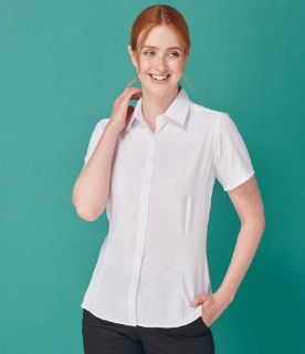 Picture of HENBURY LADIES WICKING, ANTI-BAC, QUICK DRY SHORT SLEEVED SHIRT