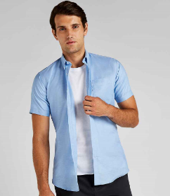 Show details for KUSTOM KIT SLIM FIT SHORT SLEEVE OXFORD SHIRT Picture of KUSTOM KIT SLIM FIT SHORT SLEEVE OXFORD SHIRT