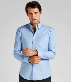 Show details for Kustom Kit Long Sleeve Slim Fit Workwear Oxford Shirt Picture of Kustom Kit Long Sleeve Slim Fit Workwear Oxford Shirt