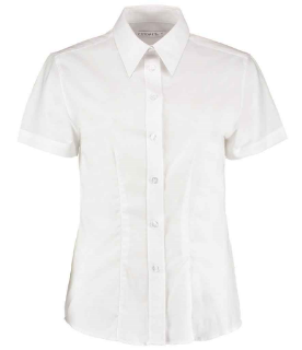 Picture of Kustom Kit Ladies Short Sleeve Workwear Oxford Shirt