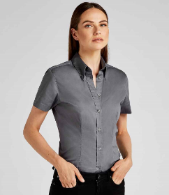 Show details for KUSTOM KIT LADIES SHORT SLEEVE CORPORATE OXFORD SHIRT Picture of KUSTOM KIT LADIES SHORT SLEEVE CORPORATE OXFORD SHIRT