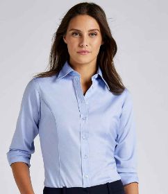 Show details for Kustom Kit Ladies Long Sleeve Corporate Oxford Shirt Picture of Kustom Kit Ladies Long Sleeve Corporate Oxford Shirt