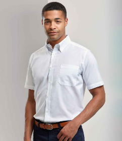Show details for Premier Signature Short Sleeve Oxford Shirt Picture of Premier Signature Short Sleeve Oxford Shirt