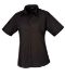 Picture of Premier Ladies Short Sleeve Poplin Blouse