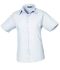 Picture of Premier Ladies Short Sleeve Poplin Blouse