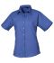 Picture of Premier Ladies Short Sleeve Poplin Blouse